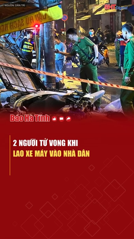  2 người tử vong khi lao xe máy vào nhà dân