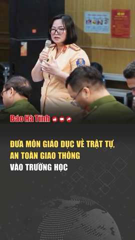 Đưa môn giáo dục về trật tự, an toàn giao thông vào trường học