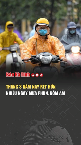 Tháng 3 năm nay rét hơn, nhiều ngày mưa phùn, nồm ẩm