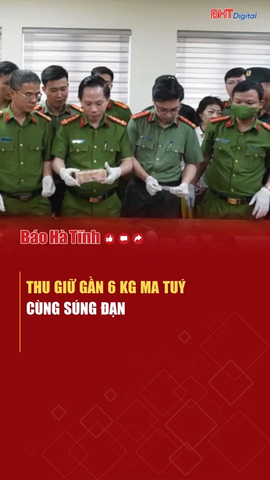 Thu giữ gần 6kg ma túy cùng súng đạn