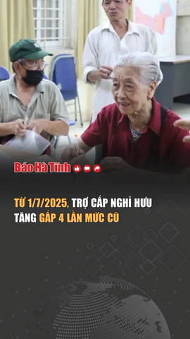 Từ 1/7/2025, trợ cấp nghỉ hưu tăng gấp 4 lần mức cũ