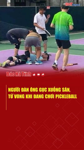 Người đàn ông gục xuống sân, tử vong khi đang chơi pickleball