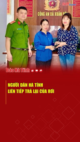 Người dân Hà Tĩnh liên tiếp trả lại của rơi