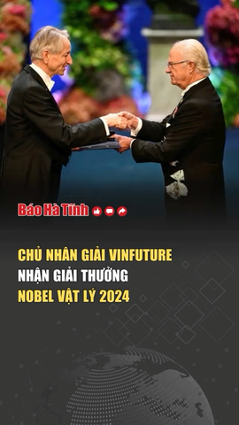 Chủ nhân giải VinFuture nhận Giải thưởng Nobel Vật lý 2024