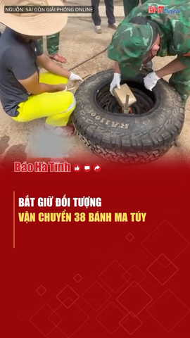 Bắt giữ đối tượng vận chuyển 38 bánh ma túy 