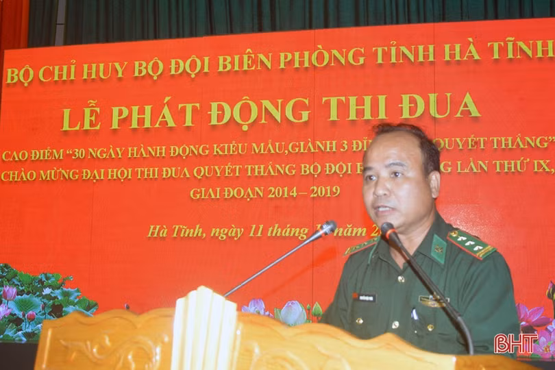 Bộ đội Biên phòng Hà Tĩnh “30 ngày hành động kiểu mẫu, giành 3 đỉnh cao quyết thắng”