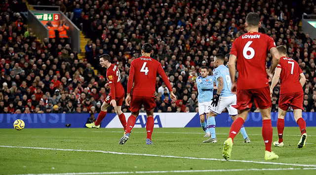  Thắng cách biệt Man City, Liverpool bước tiến dài tới ngôi vương