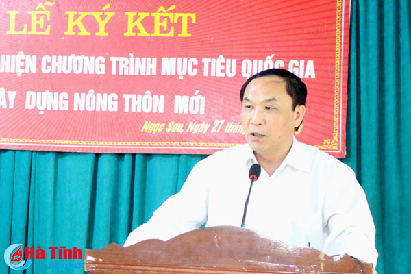 van phong hdnd tinh ha tinh ho tro xa ngoc son xay dung nong thon moi