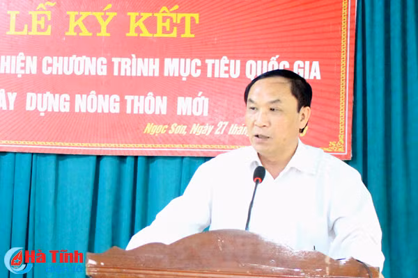van phong hdnd tinh ha tinh ho tro xa ngoc son xay dung nong thon moi