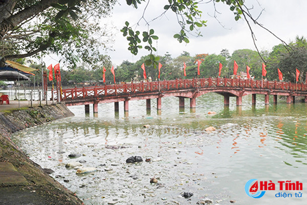 Video: Kinh hãi cảnh ô nhiễm hồ điều hòa đẹp nhất phố núi Hà Tĩnh