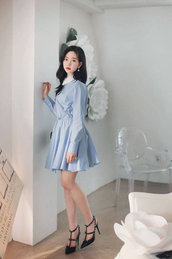 ton net thanh lich cung tong xanh diu mat