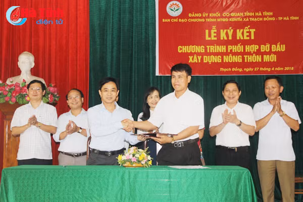 dang uy khoi co quan tinh ha tinh do dau thach dong xay dung ntm