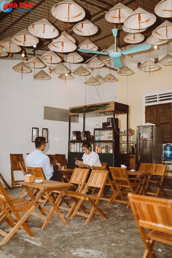 top 4 quan ca phe phong cach hoai co cuc chat tai ha tinh