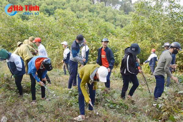 huyen ky anh ra quan lam gan 1 km duong bang can lua