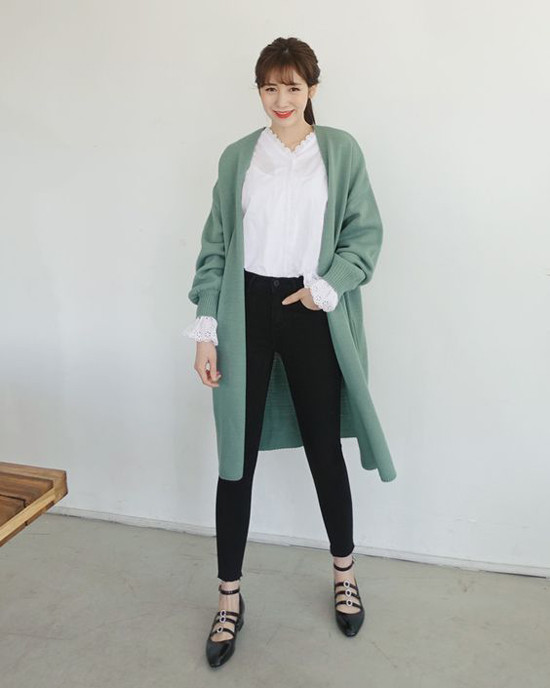 ton net thanh lich cung tong xanh diu mat