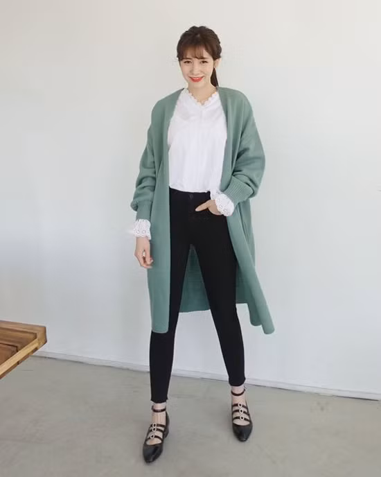 ton net thanh lich cung tong xanh diu mat