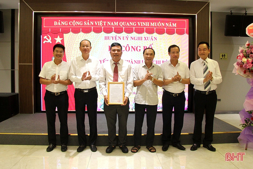 Công bố thành lập chi bộ Đảng trong doanh nghiệp ở Nghi Xuân