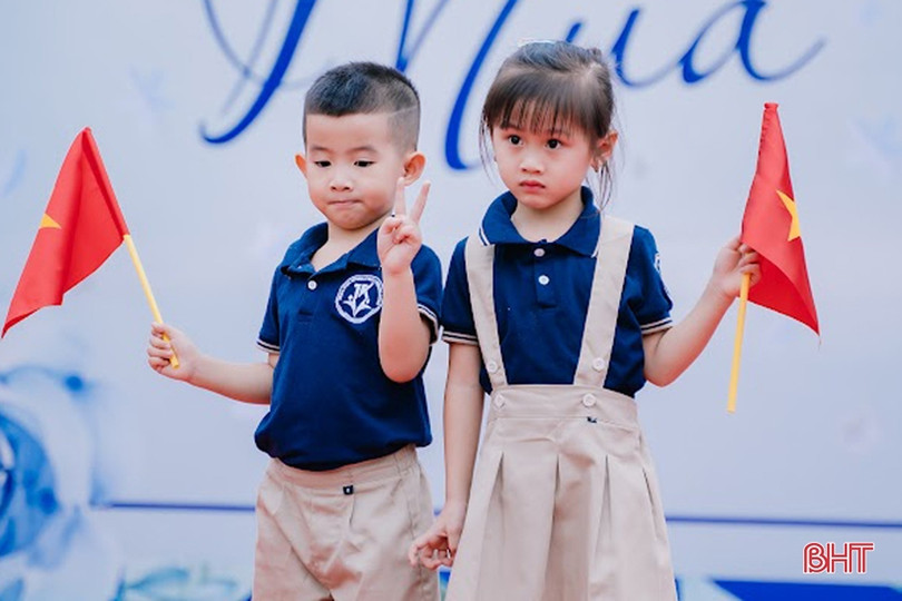 Hơn 500 học sinh Trường Mầm non Trung Kiên vui khai giảng năm học mới