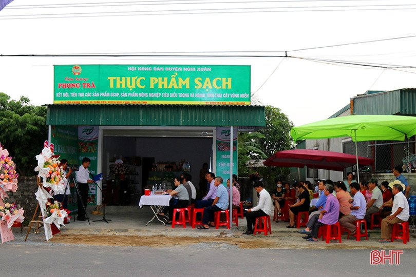Khai trương cửa hàng thực phẩm sạch tại Nghi Xuân