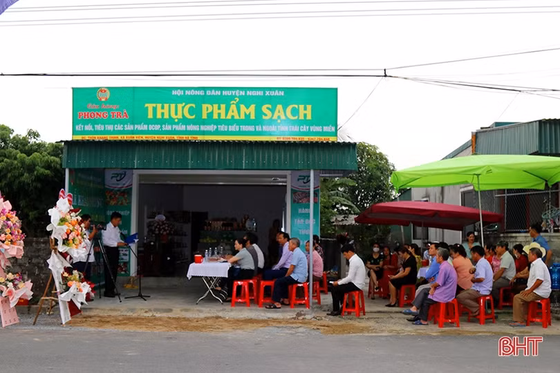 Khai trương cửa hàng thực phẩm sạch tại Nghi Xuân