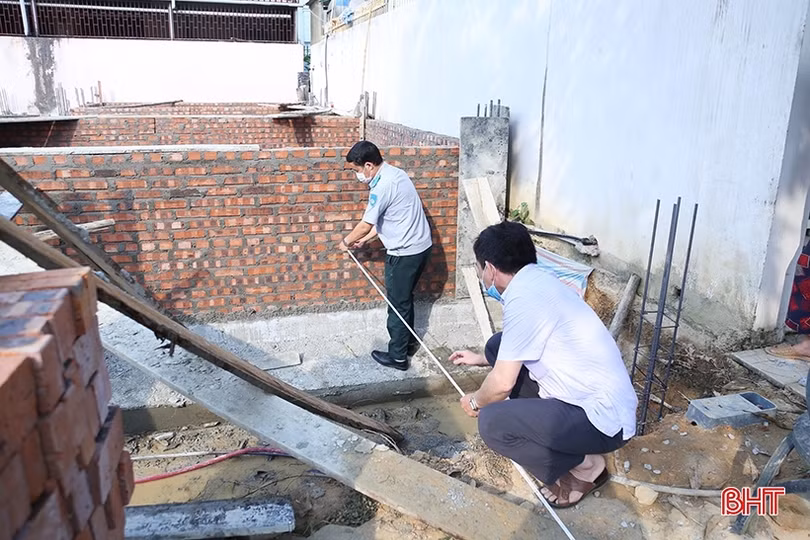 Phạt 4 trường hợp vi phạm về xây dựng trên địa bàn TP Hà Tĩnh