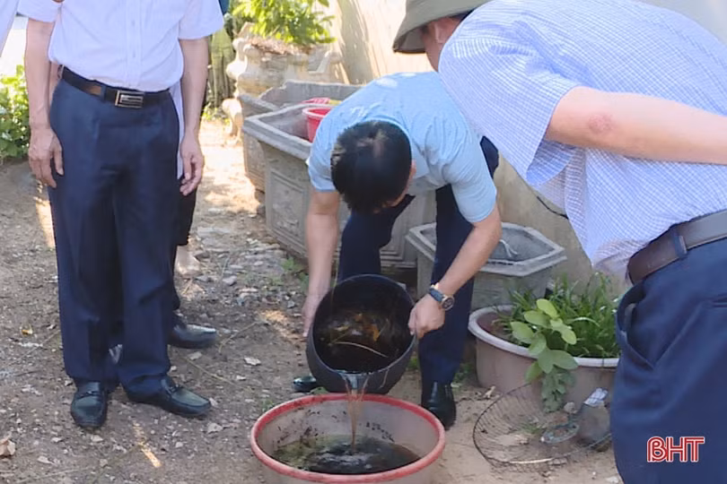 Tập trung dập tắt 4 ổ dịch sốt xuất huyết tại phường Kỳ Phương