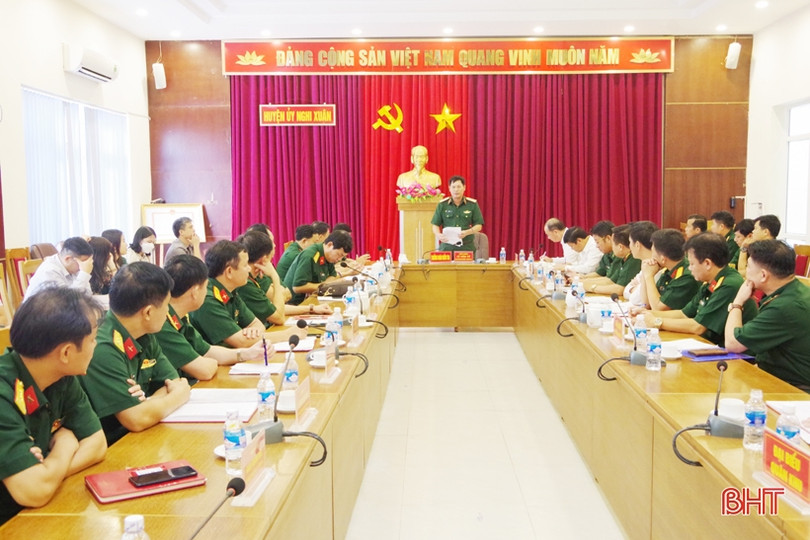 Bộ Tư lệnh Quân khu 4 kiểm tra công tác quốc phòng tại Hà Tĩnh