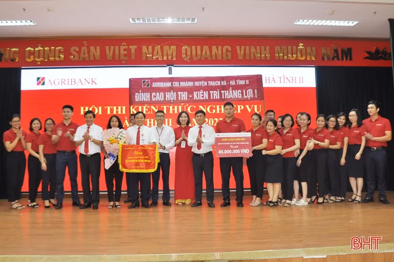 Agribank Chi nhánh Hà Tĩnh II tổ chức hội thi kiến thức nghiệp vụ năm 2022