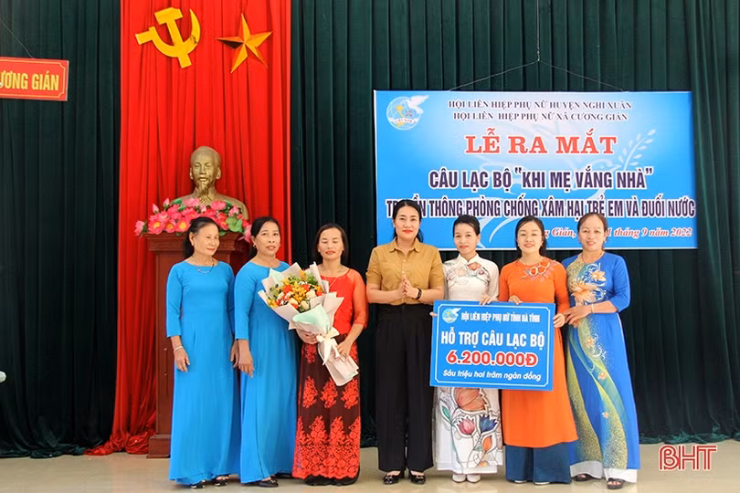 Giúp trẻ em xa mẹ ở Nghi Xuân phát triển toàn diện