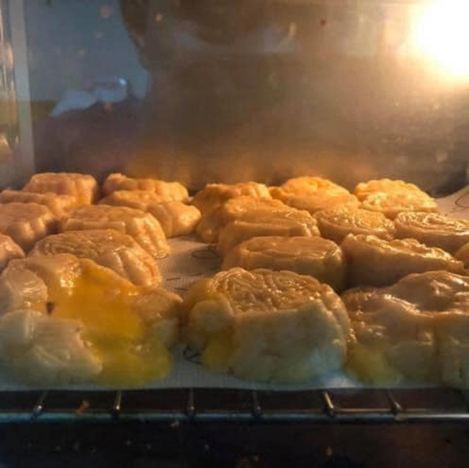 Ngán ngẩm khi làm bánh trung thu