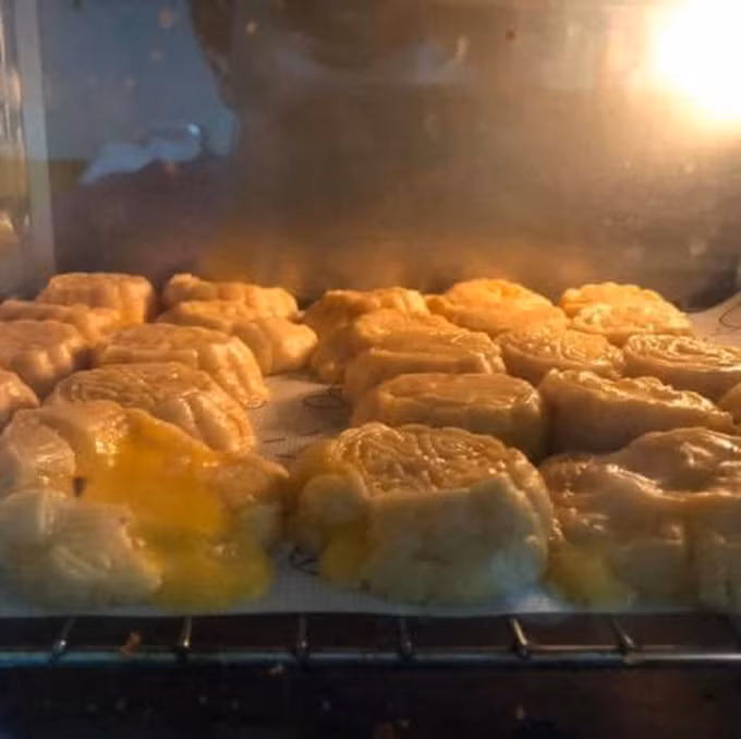 Ngán ngẩm khi làm bánh trung thu