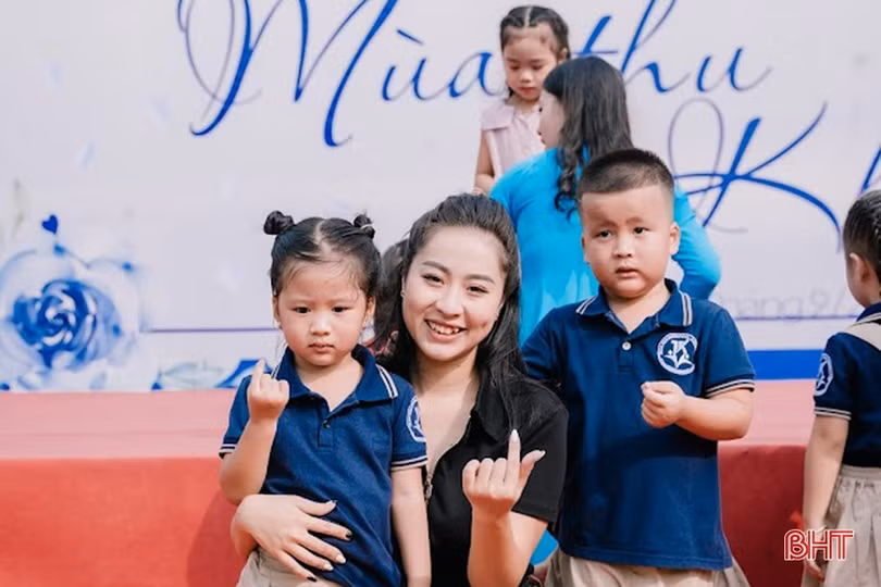 Hơn 500 học sinh Trường Mầm non Trung Kiên vui khai giảng năm học mới