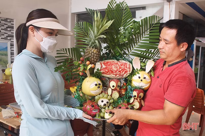 Dịch vụ mâm cỗ Trung thu ở Hà Tĩnh tất bật trả đơn cho khách