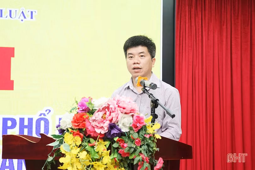 Nâng cao hiệu quả thực hiện Luật Phổ biến giáo dục pháp luật ở Hà Tĩnh