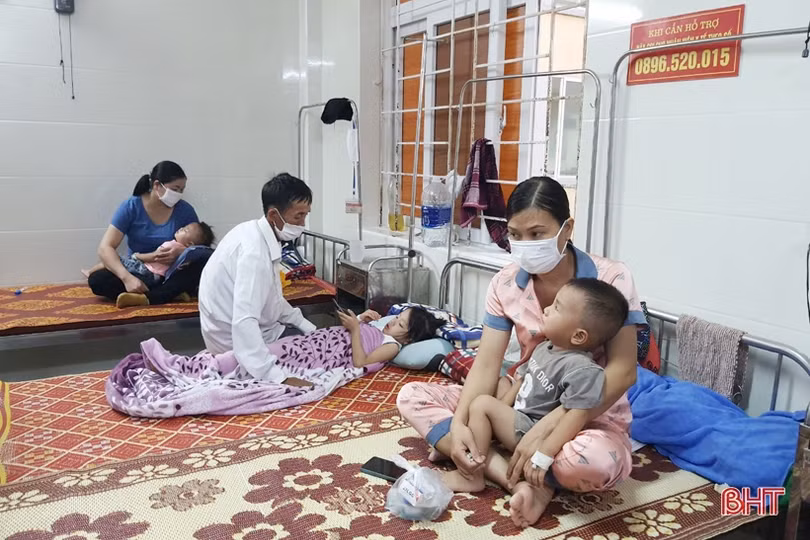 Hà Tĩnh: Thời tiết thất thường, gia tăng trẻ em nhập viện điều trị