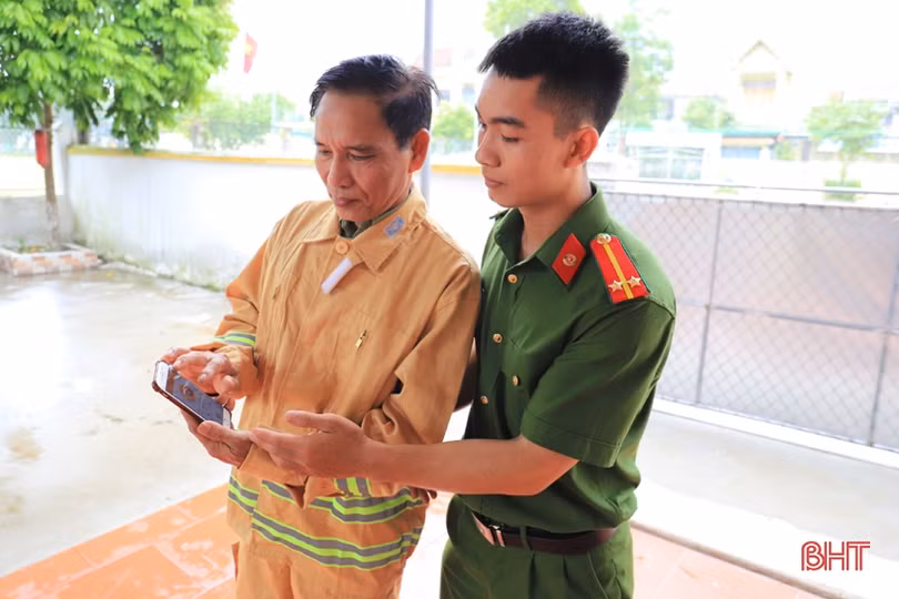 Nâng cao kỹ năng nghiệp vụ PCCC cho lực lượng công an huyện Hương Sơn