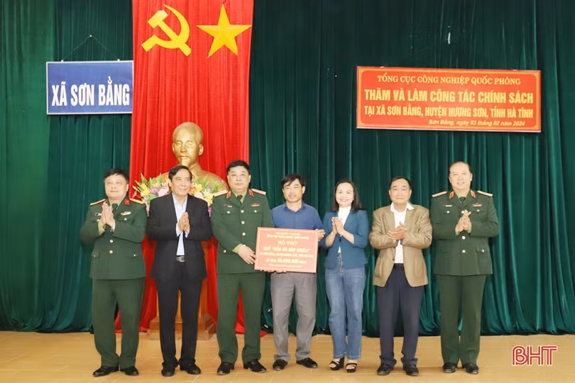 550 triệu đồng hỗ trợ công tác an sinh xã hội ở Hương Sơn