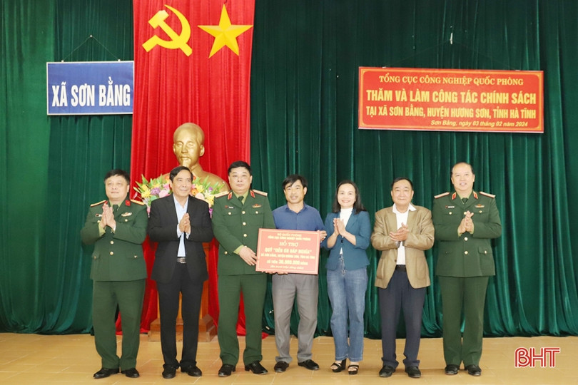 550 triệu đồng hỗ trợ công tác an sinh xã hội ở Hương Sơn