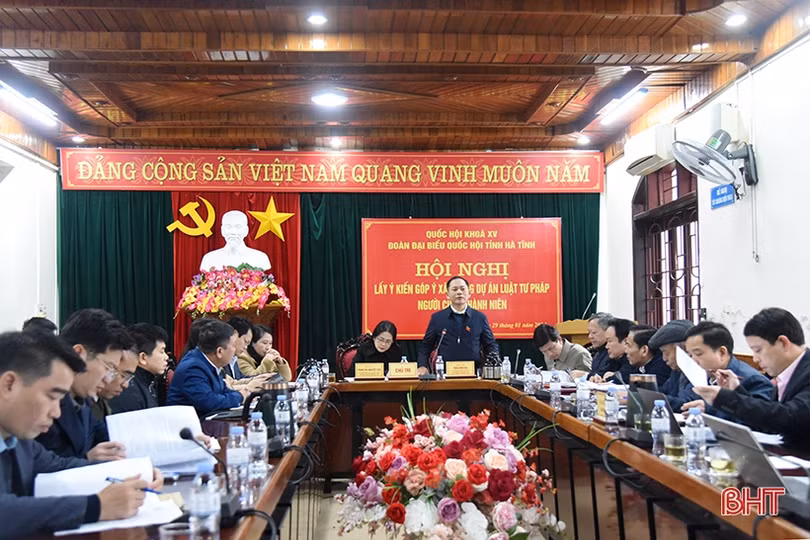 Hà Tĩnh góp ý dự án Luật Tư pháp người chưa thành niên