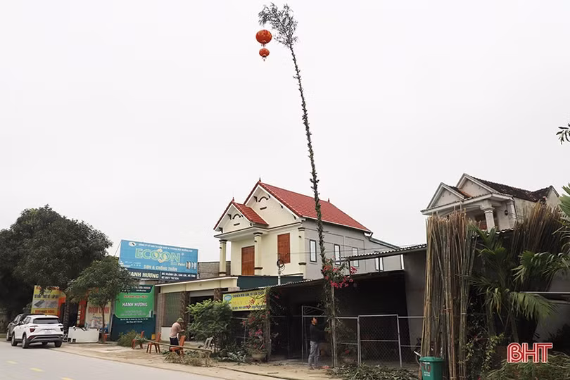 Dựng nêu ngày tết, cần tuân thủ khoảng cách an toàn lưới điện