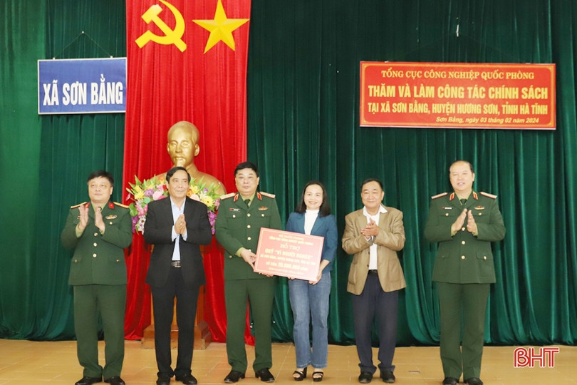 550 triệu đồng hỗ trợ công tác an sinh xã hội ở Hương Sơn