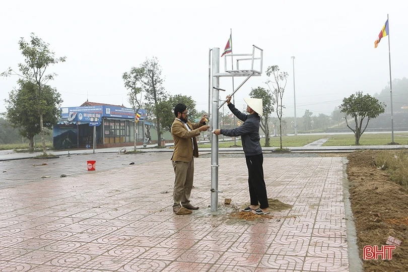 Sẵn sàng cho ngày khai hội chùa Hương Tích