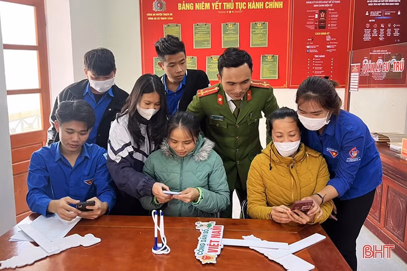 Hà Tĩnh kích hoạt hơn 107% tài khoản định danh điện tử