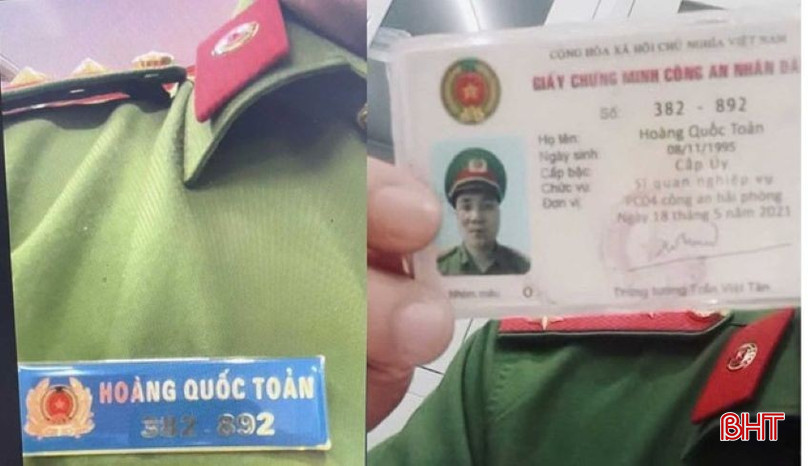 Đối tượng giả danh công an gọi điện nhằm lừa đảo chiếm đoạt tài sản người dân ở Hà Tĩnh trong tháng 9 vừa qua. bqbht_br_mao-danh-ok.jpg