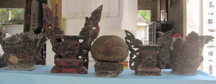 Bộ sưu tập lư hương cổ thời Lê lưu giữ tại chùa Minh Thịnh