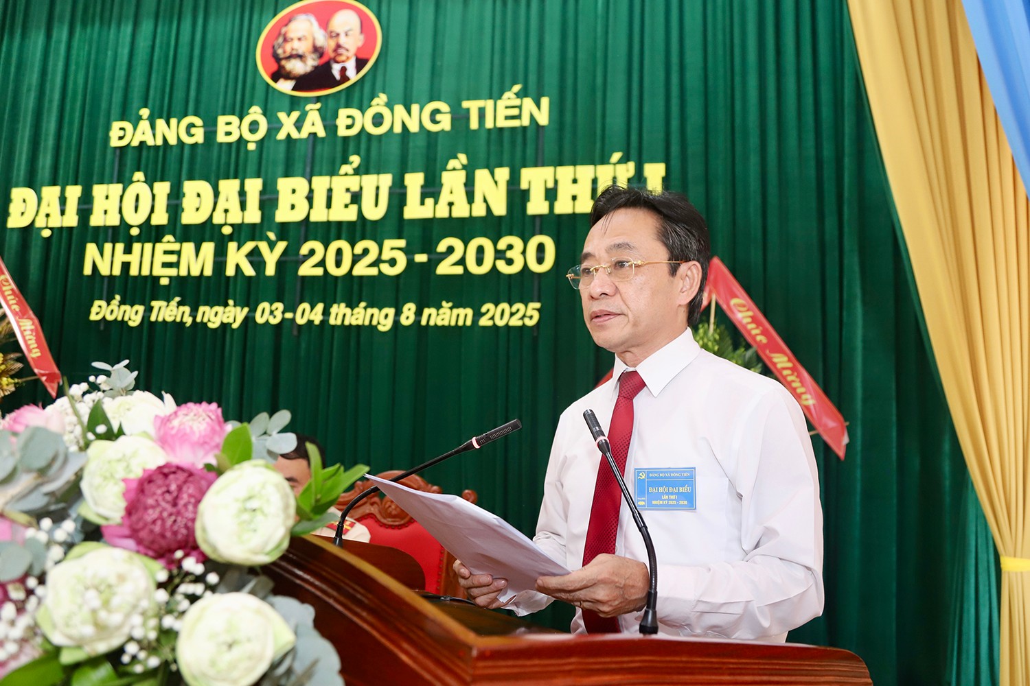Phó Bí thư Thường trực Tỉnh ủy Trần Thế Dũng phát biểu chỉ đạo tại đại hội. img-9876-copy.jpg