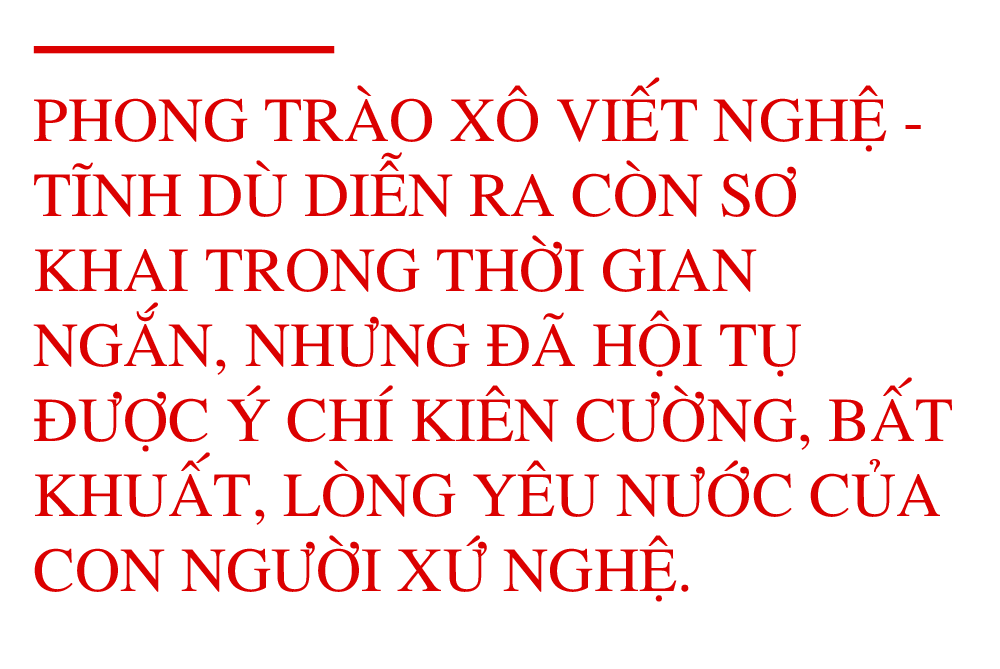 Phong trào Xô viết Nghệ - Tĩnh: Ngọn lửa thiêng dẫn đường công cuộc đổi mới ảnh 8 Phong trào Xô viết Nghệ - Tĩnh: Ngọn lửa thiêng dẫn đường công cuộc đổi mới