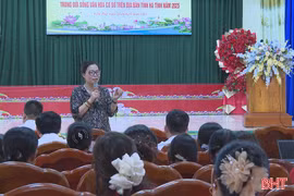 Bảo tồn dân ca ví, giặm gắn phát triển du lịch, xây dựng NTM