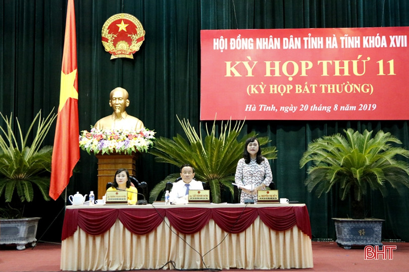 Bà Nguyễn Thị Nguyệt được bầu giữ chức Trưởng ban Văn hóa - Xã hội HĐND tỉnh Hà Tĩnh