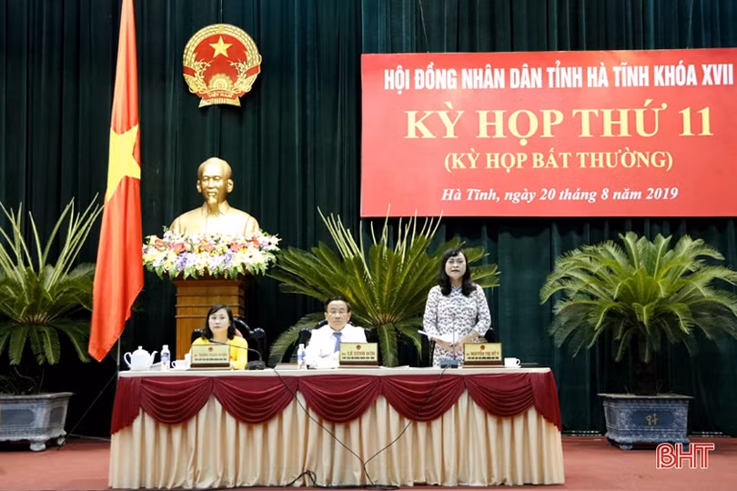 Bà Nguyễn Thị Nguyệt được bầu giữ chức Trưởng ban Văn hóa - Xã hội HĐND tỉnh Hà Tĩnh